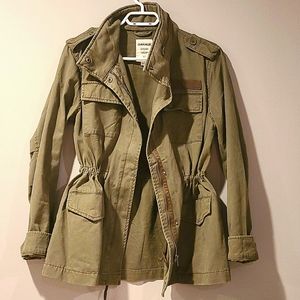 Olive Green Utility Jacket - Size Small